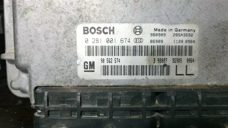 0281001674 B10 OPEL ASTRA 2.0 motor beYNİ ECU