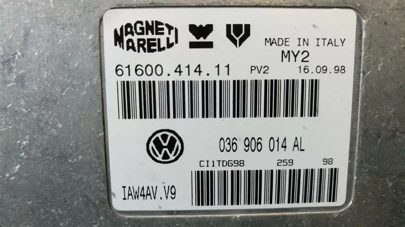 036906014 AL IAW4AV.V9 VOLKSWAGEN LUPO MOTOR BEYNİ