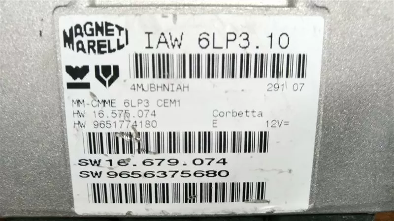 PEUGEOT 9651774180 9656375680 Magneti Marelli – Peugeot motor beyni