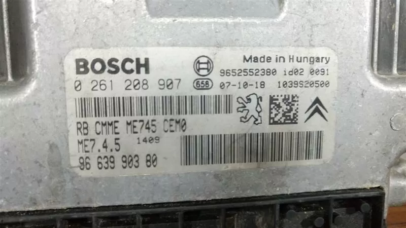 0261208907 ME7.4.5 9663990380 BOSCH