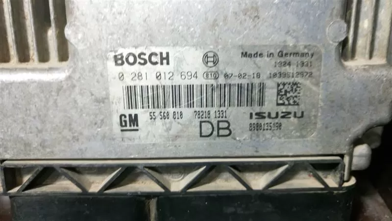 0281012694 OPEL ASTRA H 1.7 CDTI MOTOR BEYNI 55560810 DB
