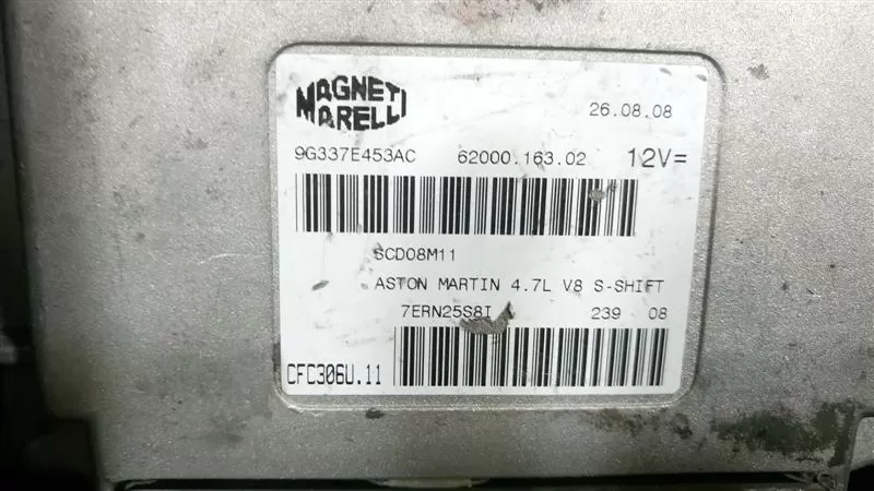 ASTON MARTİN 4.7L V8 9G337E453AC 7ERP0427I CFC306U.11