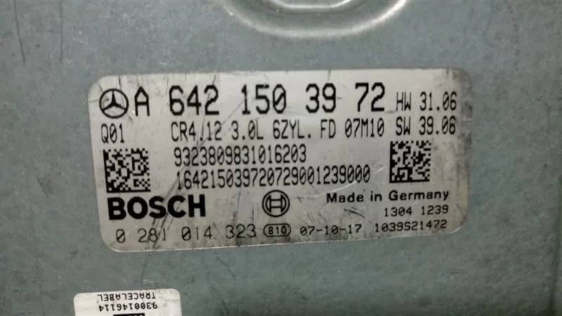 Bosch A6421503972 0281014323 Mercedes A 642 150 39 72 – Mercedes-Benz motor beyni