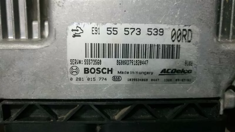 OPEL INSİGNİA 2.0CDTI BOSCH EDC17C01 0281015774 55573539