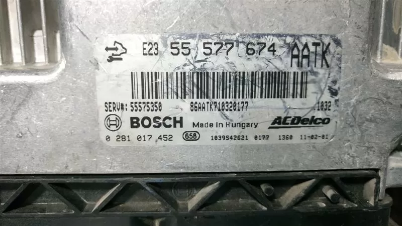 OPEL İNSİGNİA MOTOR BEYNİ – 0281017452 – 55577674