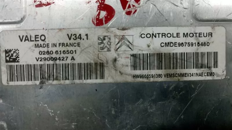 V29009427A 0260616501 9675918480 VALEO V34.1