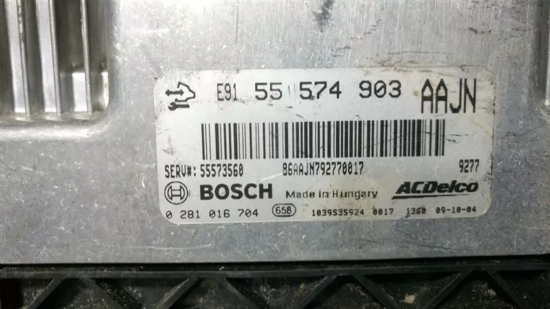 2.0 CDTI DİZEL MOTOR BEYNİ BOSCH 0281016704