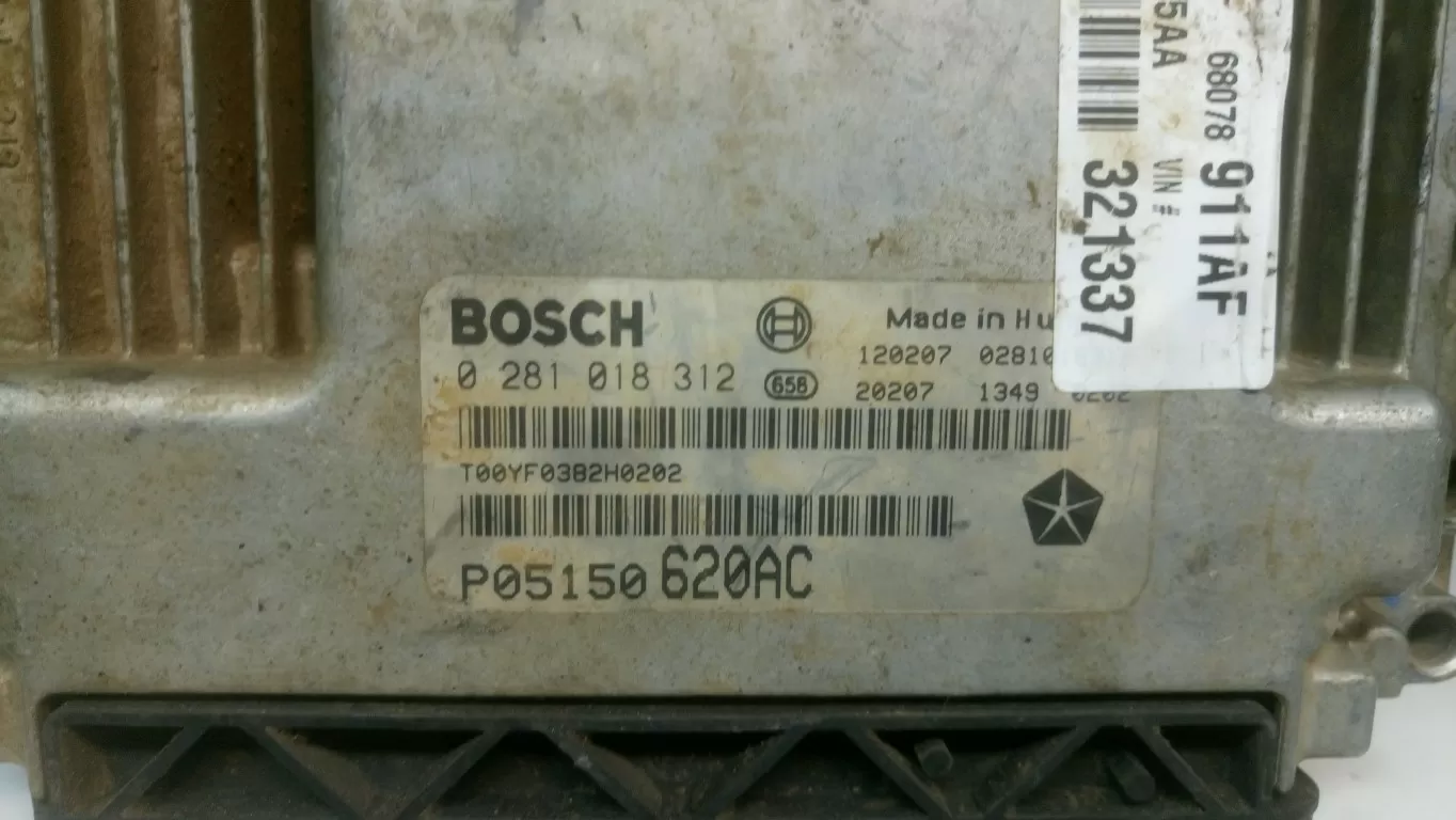CRYSLER 3.2 DİESEL MOTOR BEYNİ BOSCH 0281018312 P05150620AC