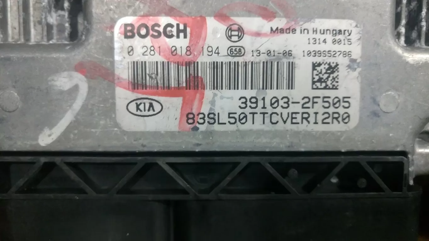 39103-2F505 0281018194 KIA SPORTAGE MOTOR BEYNI