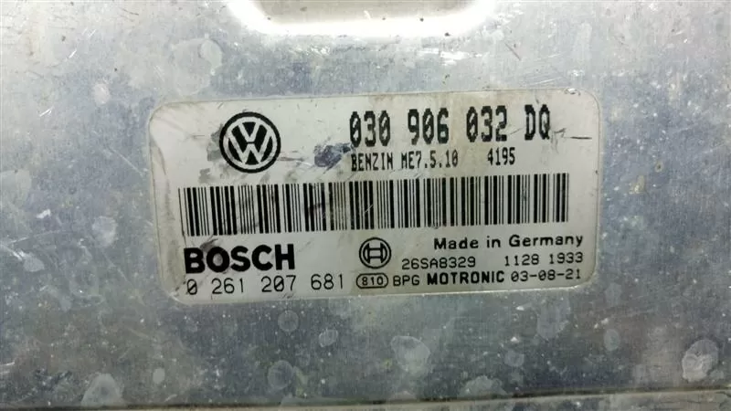 0261207681 030906032dQ benzın me7.5.10