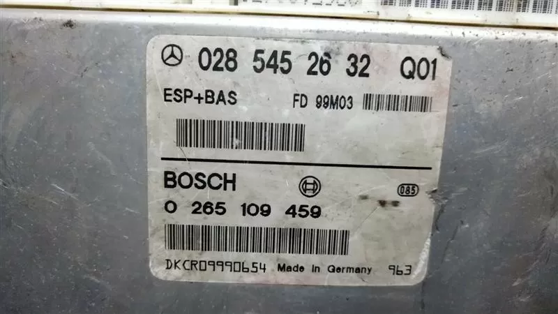Mercedes E Class ESP Bas ECU 0285452632 0265109459