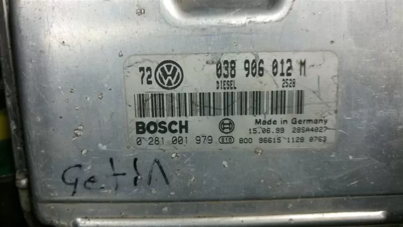 038906012M 0281001979 EDC15VM+ GOLF 4 ALH IMMO OFF
