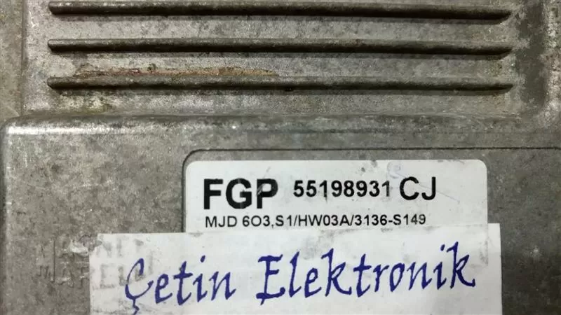 OPEL CORSA D 1.3 CDTI Z13DTH MOTOR BEYNİ 55198931 CJ