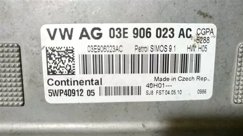 03E906023AC SIMOS9.1 5WP40912