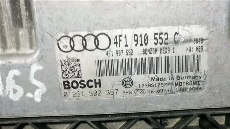 0261S02367 4F1910552C AUDI A6 med9.1