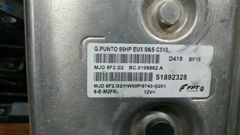 PUNTO 95HP EU5 C510 51892328 MJD 8F2 G2