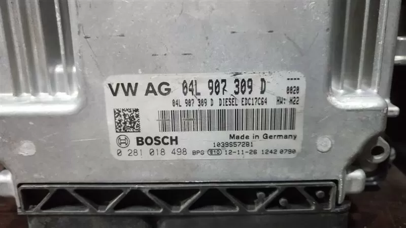 Golf VII 04L907309D 0281018498 Bosch EDC17C64