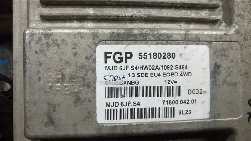 55180280-MJD 6JF.S4 FIAT PANDA ALBEA MOTOR BEYNİ