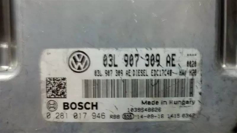 03L907309AE / VW TİGUAN 2.0 TDİ MOTOR BEYNİ / 0281017946