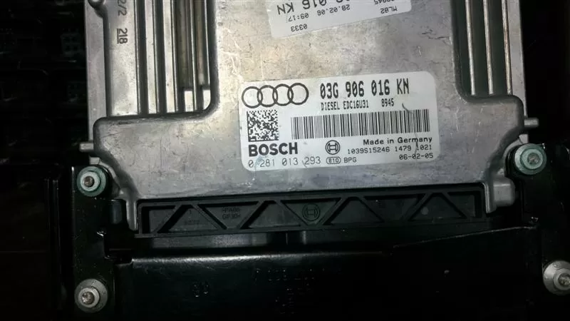 AUDI ECU Bosch 0281013293, 03G906016KN EDC16U31
