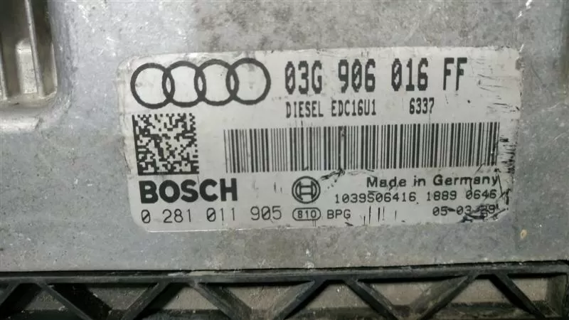03G906016FF / 0281011905 Audi A3 ECU