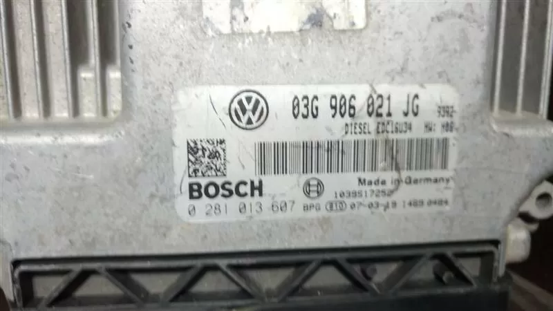 VW GOLF V 2.0 TDI MOTOR BEYNİ - 0281013607 - 03G906021JG