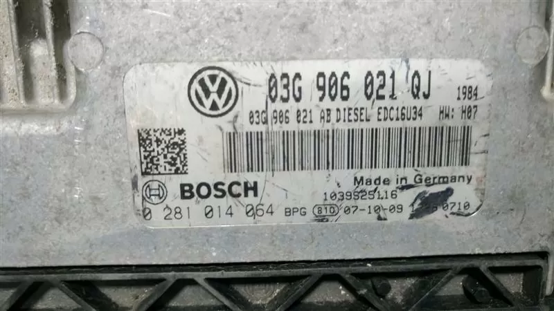 03G906021QJ 0281014064 EDC16U34 VW JETTA MOTOR BEYNİ