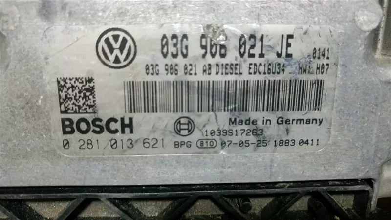 0281013621 03G906021JE EDC16U34