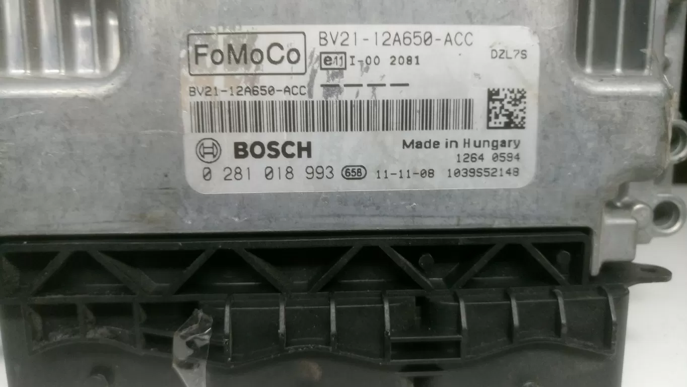 0281018993 BV21-12A650-ACC FİESTA FOCUS 1.6 DİZEL MOTOR BEYNİ