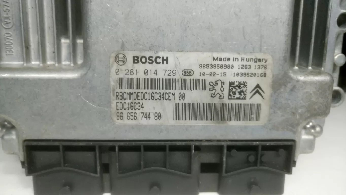 PEUGEOT-CİTROEN 1.6 HDİ MOTOR BEYNİ,0 281 014 729, 0281014729, 9665674480 – Peugeot motor beyni