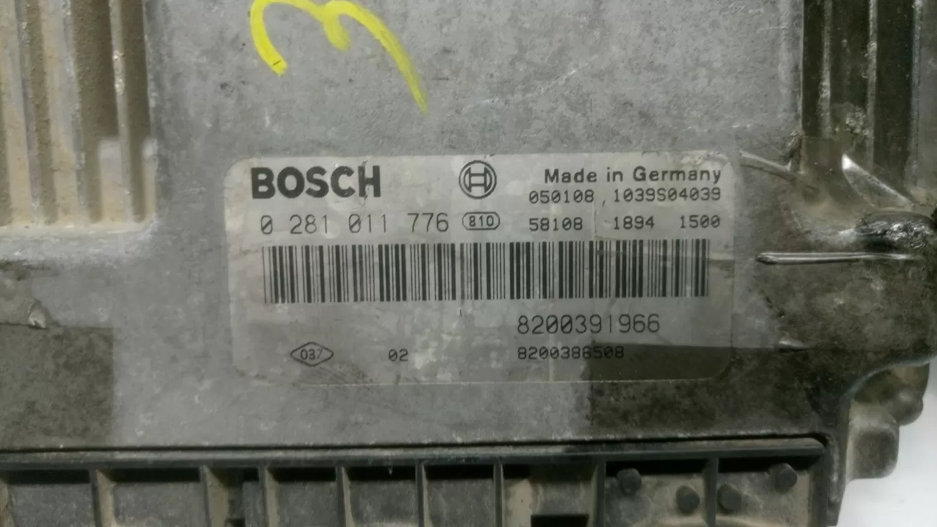 Renault Megane Motor Beyni 8200391966 0281011776 8200386508