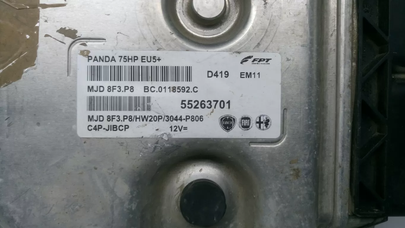 FIAT PANDA MJD 8F3.P8, MJD8F3P8, 55263701 – Fiat motor beyni
