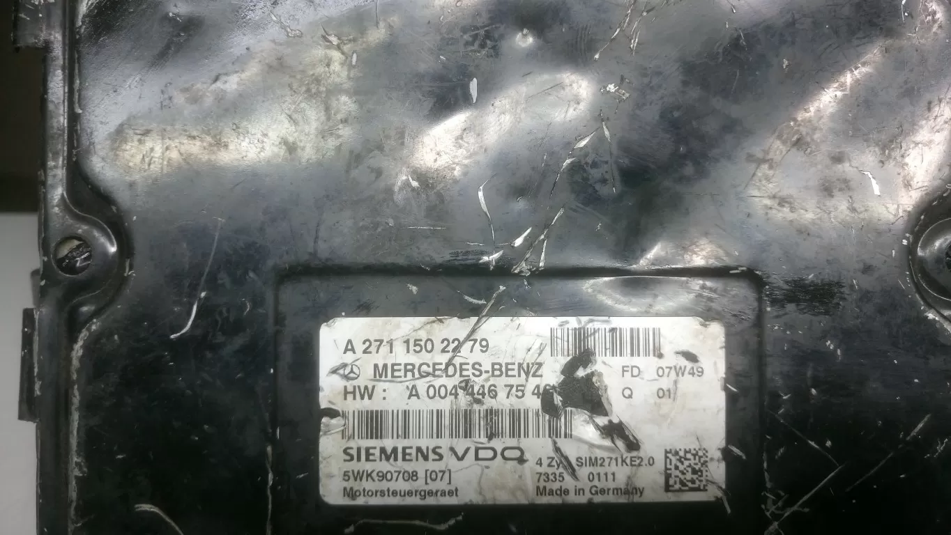 A2711502279 A0044467540 MERCEDES C-180 MOTOR BEYNI