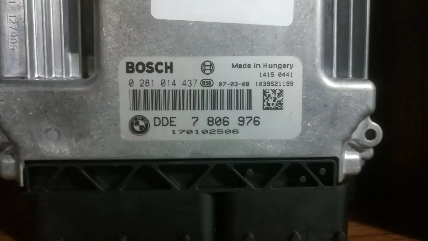 DDE7806976 0281014437 BMW E60 530 D MOTOR BEYNI – BMW motor beyni