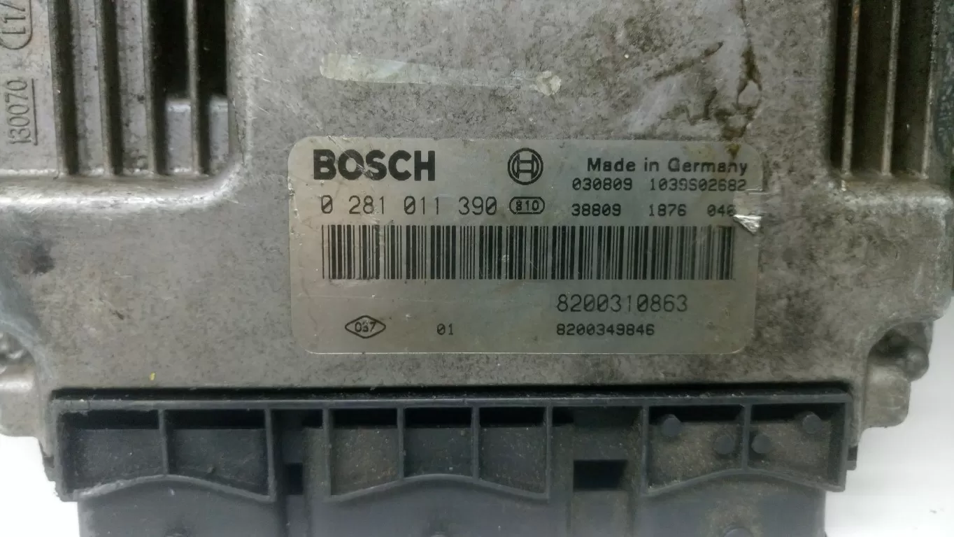 Renault Laguna 1.9 DCI Dizel 8200310863 / 8200349846 / Bosch 0281011390 / 0 281 011 390 Motor Beyni