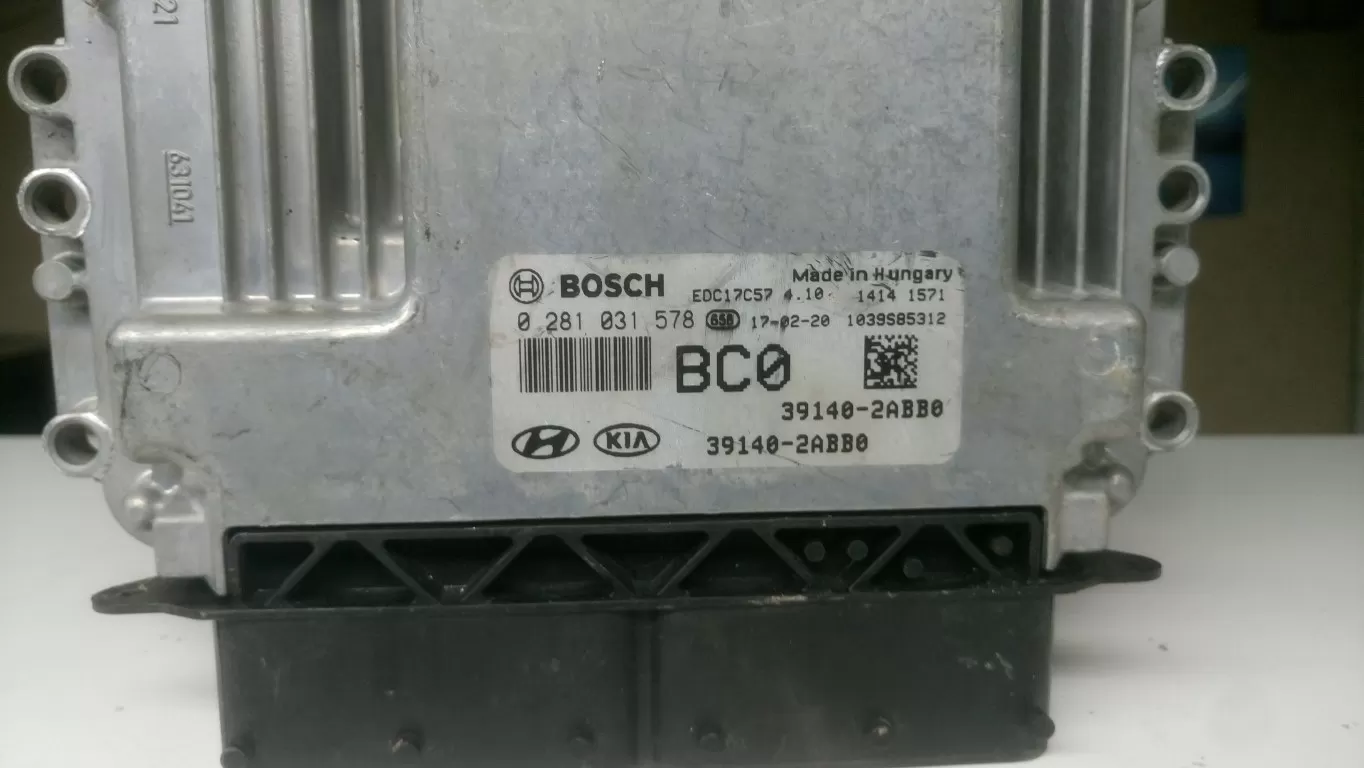 HYUNDAI I30 1.6 MOTOR BEYNİ 0281031578 39140-2ABB0 0281 031 578
