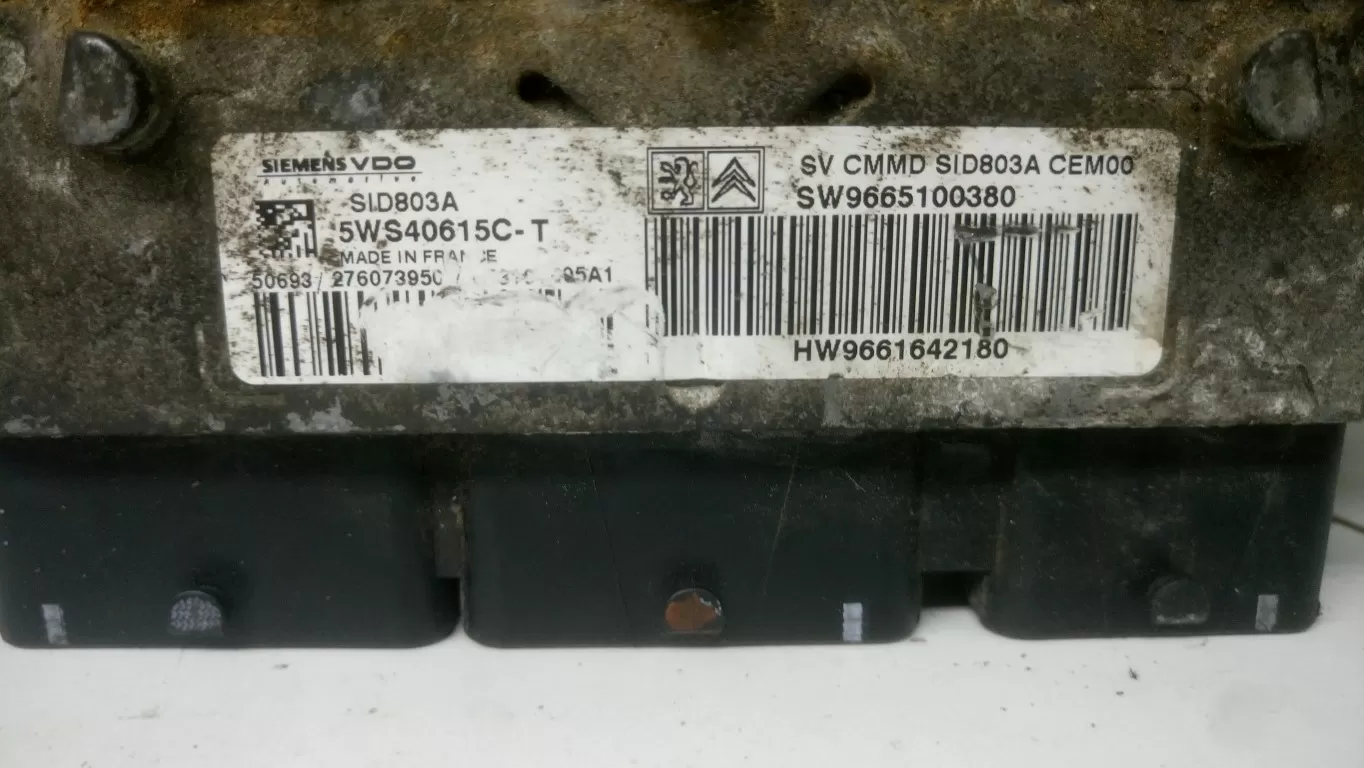 Citroen Jumpy 2.0 HDI Motor Beyni SW9665100380 5WS40615C SID803A