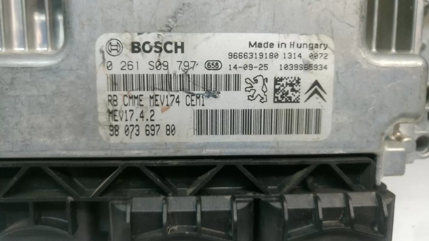 9807369780 0261S09797 PEJO MEV17.4.2 – Peugeot motor beyni