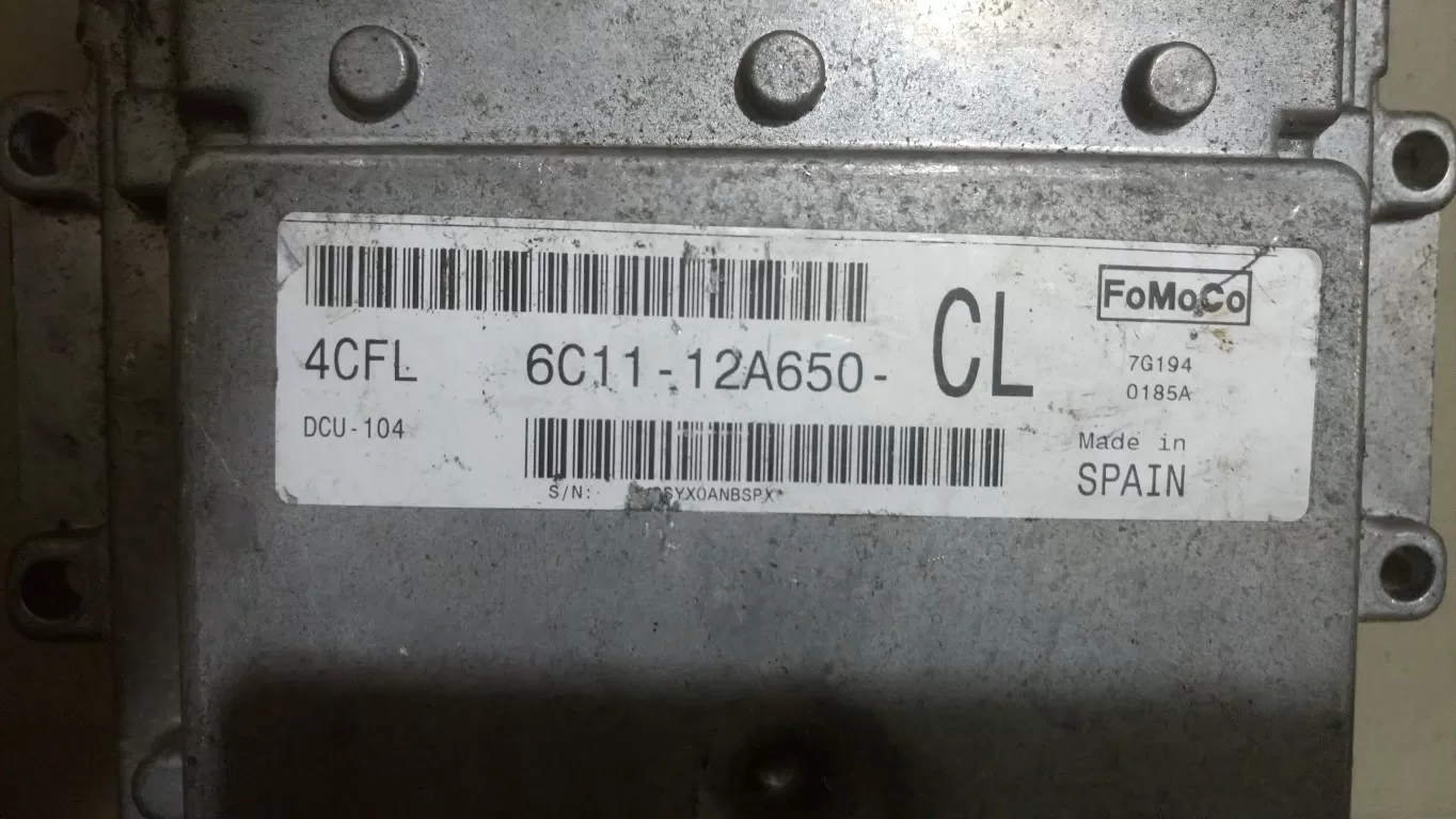 FORD TRANSİT 2.4TDCİ MOTOR BEYNİ DCU-104 6C11-12A650-CL