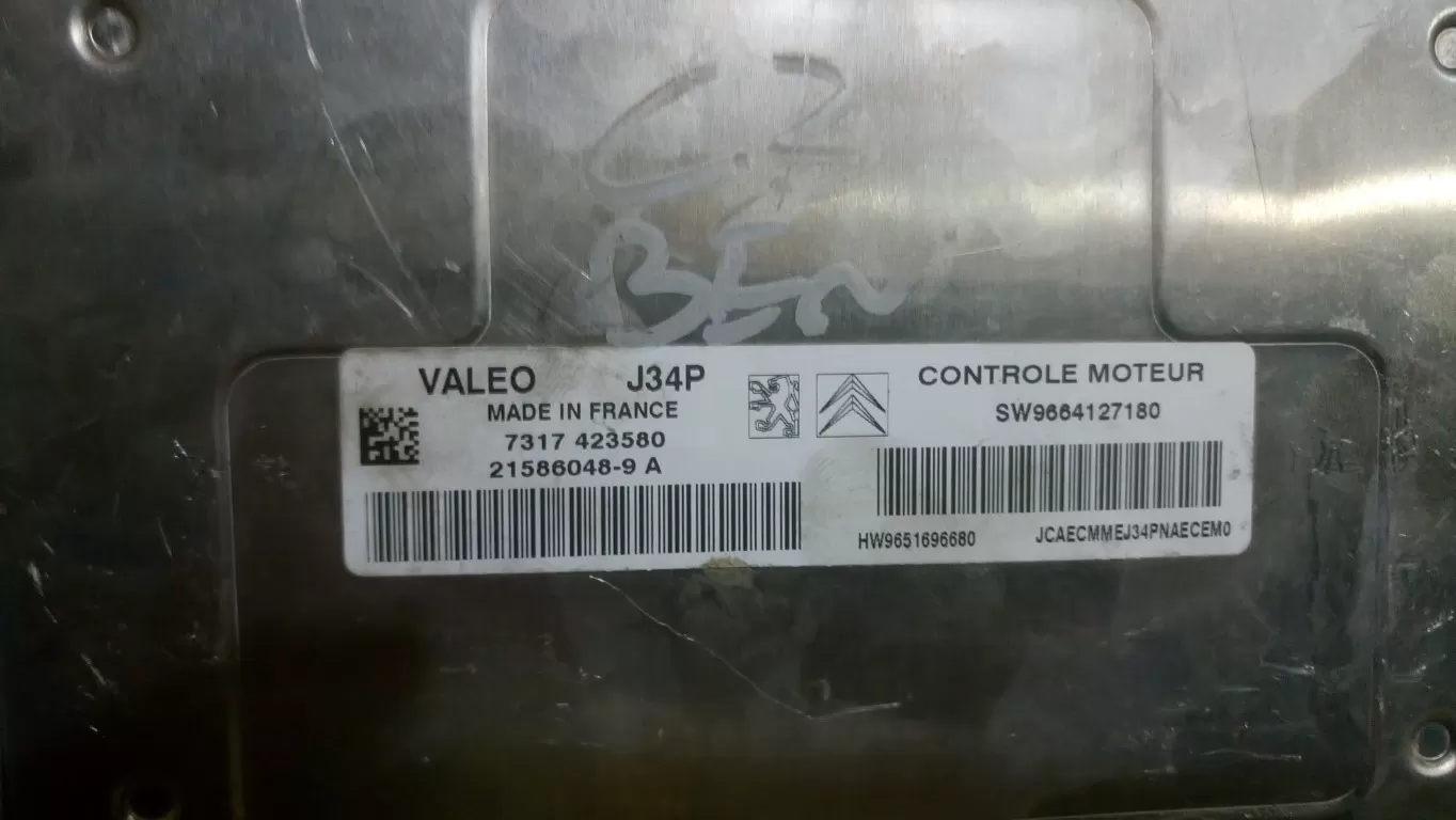 CİTRÖEN C3 1.4 VALEO J34P SW9664127180 21586048-9A