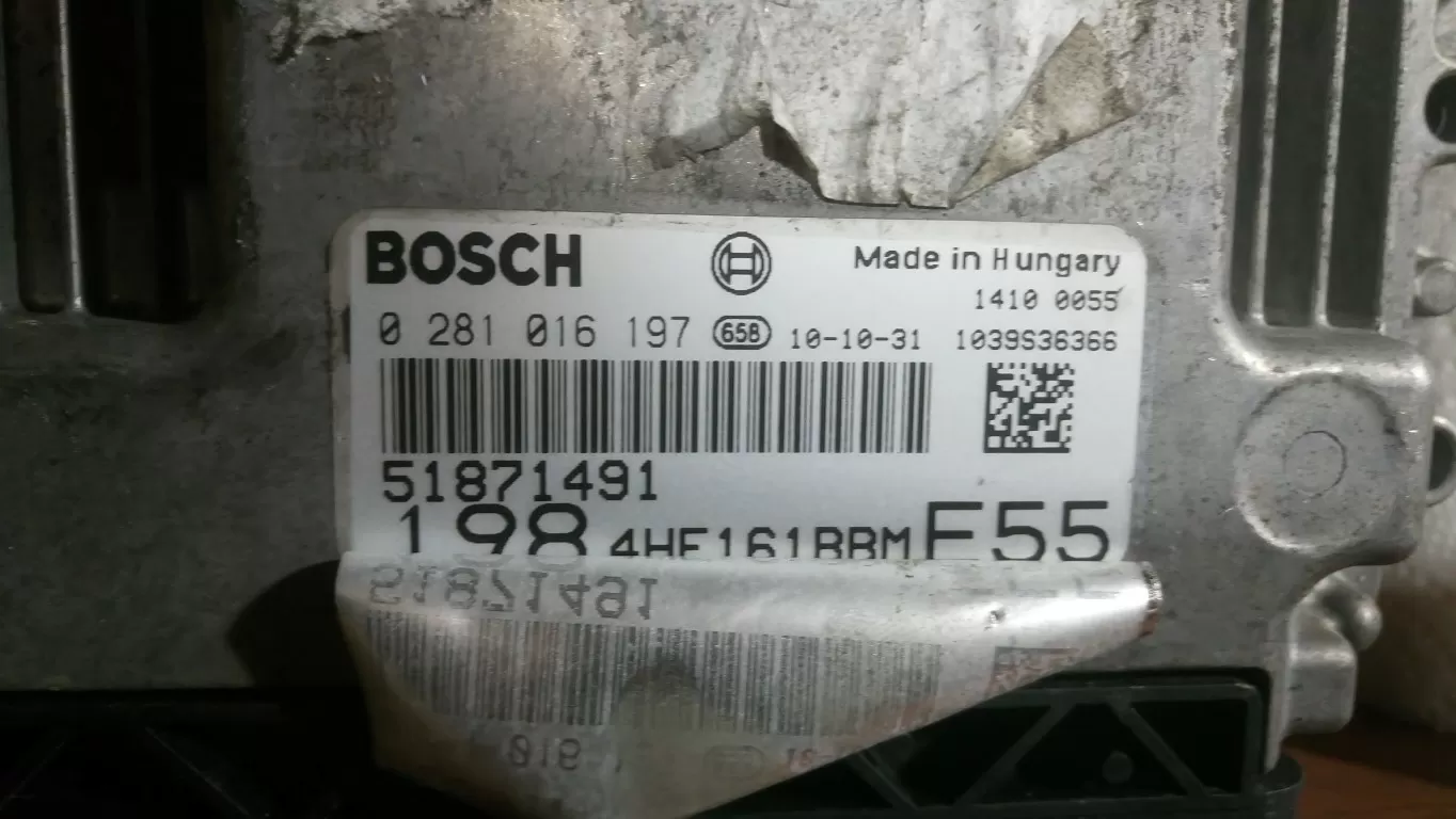 FİAT BRAVO 1.6 MOTOR BEYNİ 0281016197 - 51871491 0281 016 197 – Fiat motor beyni
