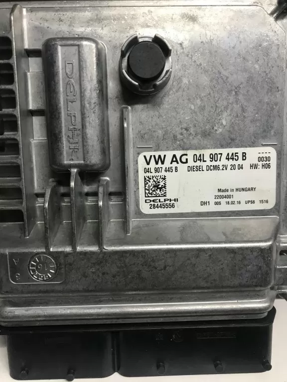 2016 SKODA OCTAVIA ENGINE ECU 04L907455B DELPHI DCM6.2V 28445556 DIESEL 1.6