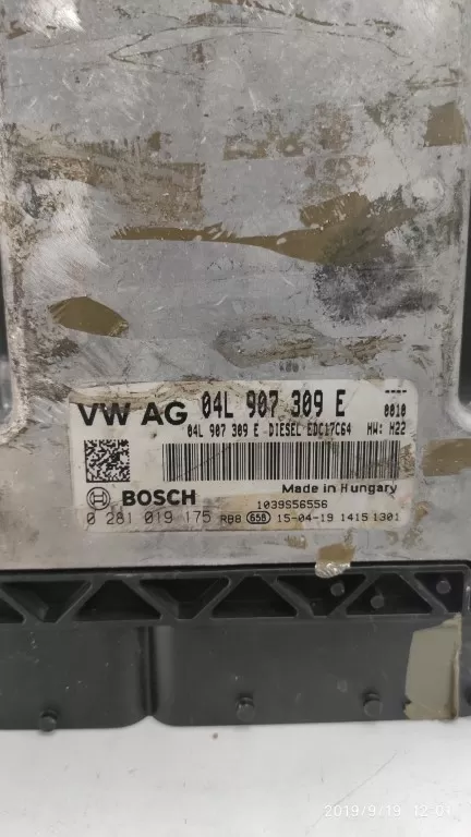 VW Volkswagen Golf TDI 04L907309E / 04L 907 309 E / Bosch 0281019175 / 0 281 019 175