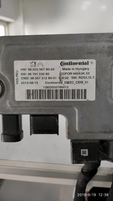 Citroen DS3 Start Stop Beyni 9802096780-04 9679123280
