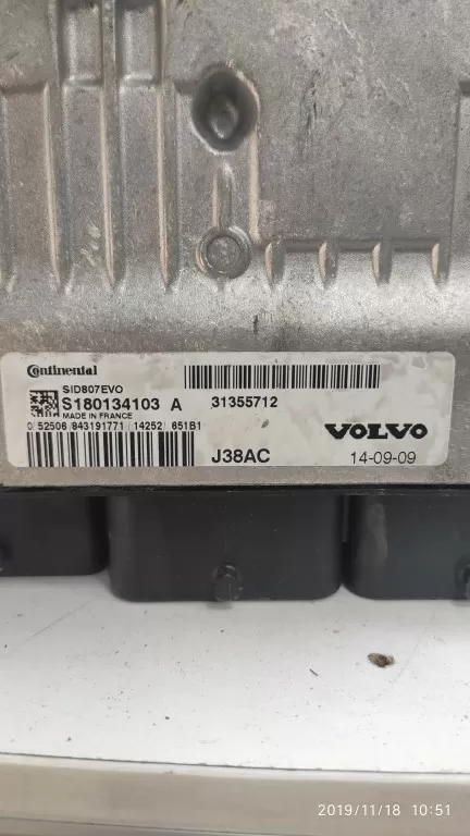 S180134103A SID807EVO VOLV0 1.6 DIESEL 31355712