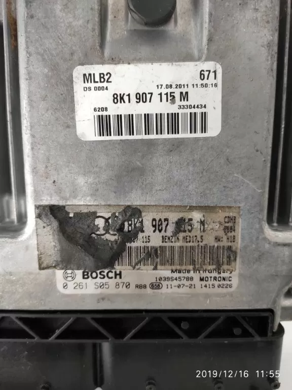 8K1907115M 8K1907115 0261S05870 AUDI A4 MOTOR BEYNİ MED17.5