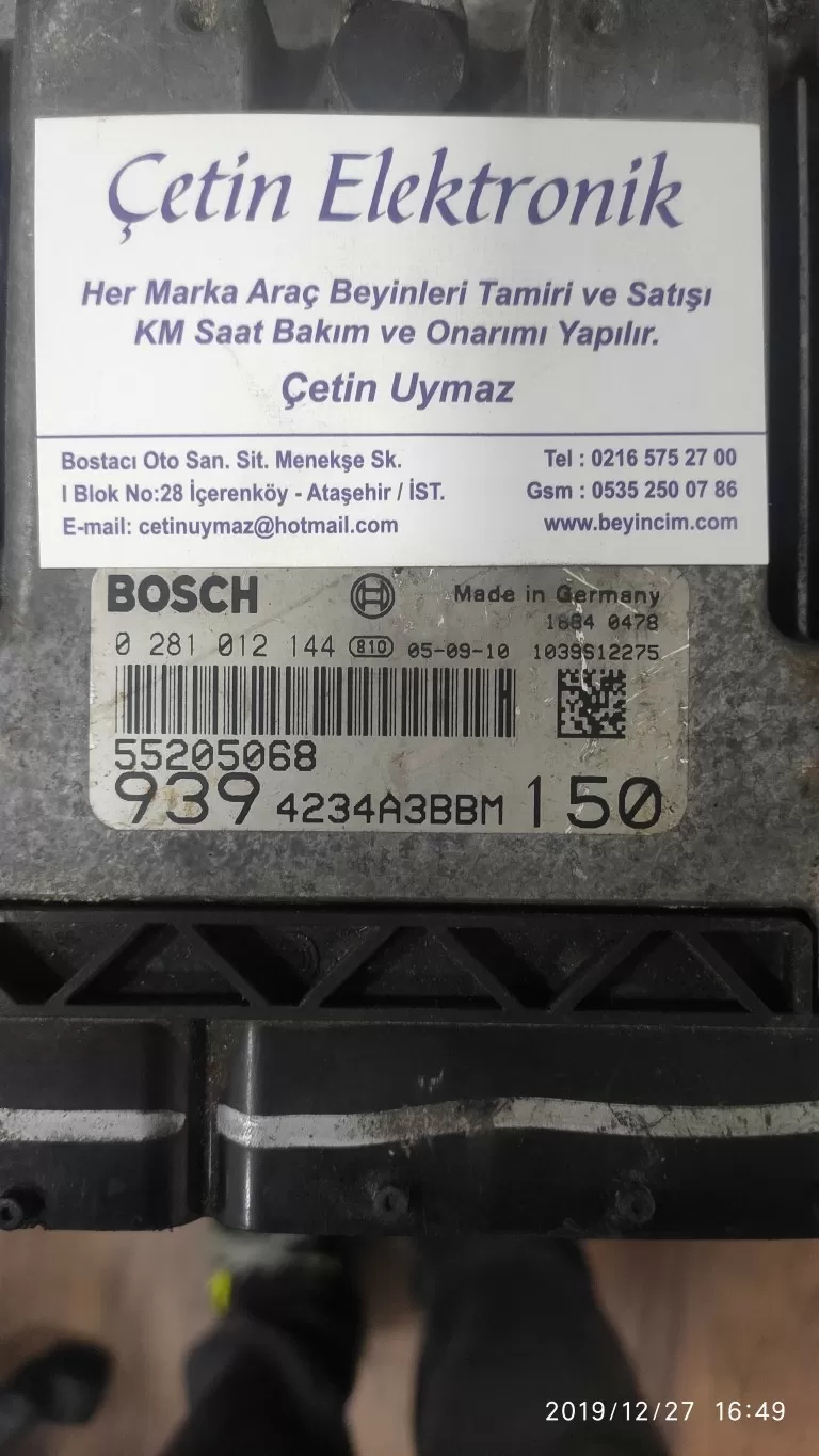 ALFA ROMEO 159 0281012144 0 281 012 144 55205068 BEYİNCİM.COM