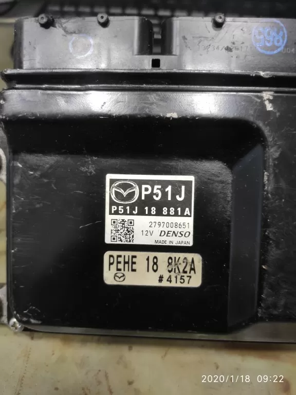14-18 MAZDA 3 2.0 PETROL ECU P51J 18 881A PEHE 18 8K2A BEYİNCİM.COM