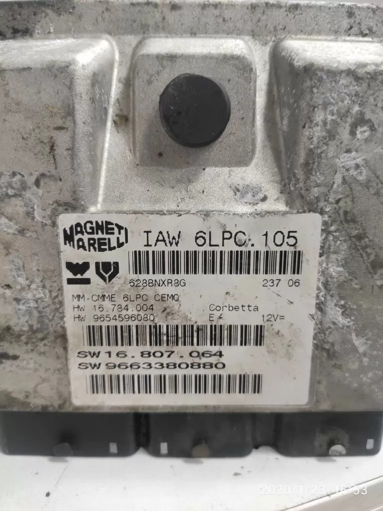 Peugeot. 207 1.4 9662258780 IAW 6LPC.105. 9663380880 – Peugeot motor beyni