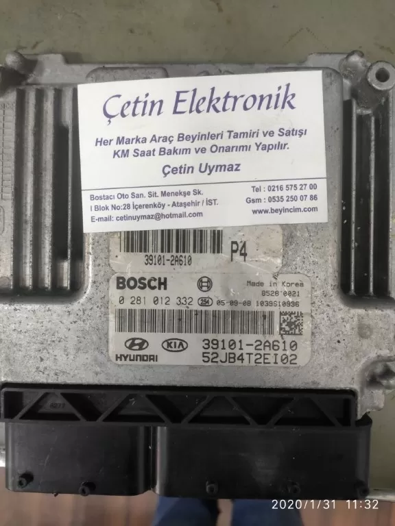 Kia RIO 1.5 CRDi ECU Pa 39101-2A610 / 0281012332